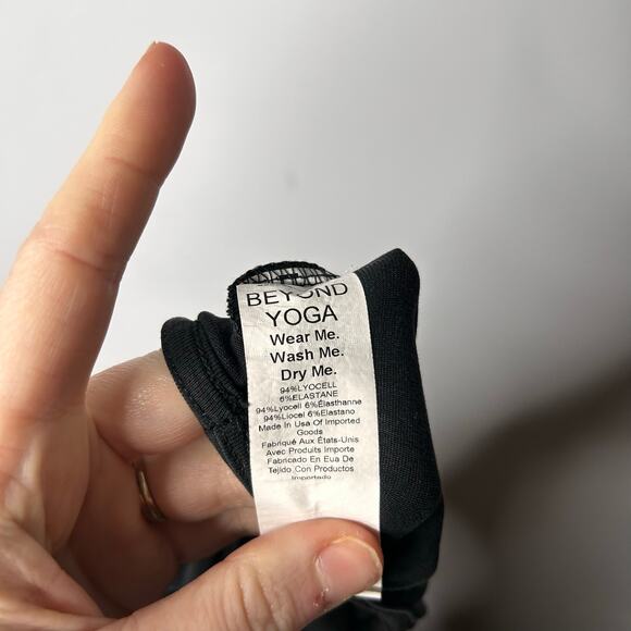 Beyond Yoga Maxi Around The World Front Twist Dress Women’s XL Black Cutout - Picture 11 of 14